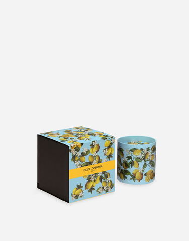 Home decor Dolce & Gabbana Dolce & Gabbana Lemon Scented Glass Candle Tyrkysová | TCC159TCAG3U0070, 2
