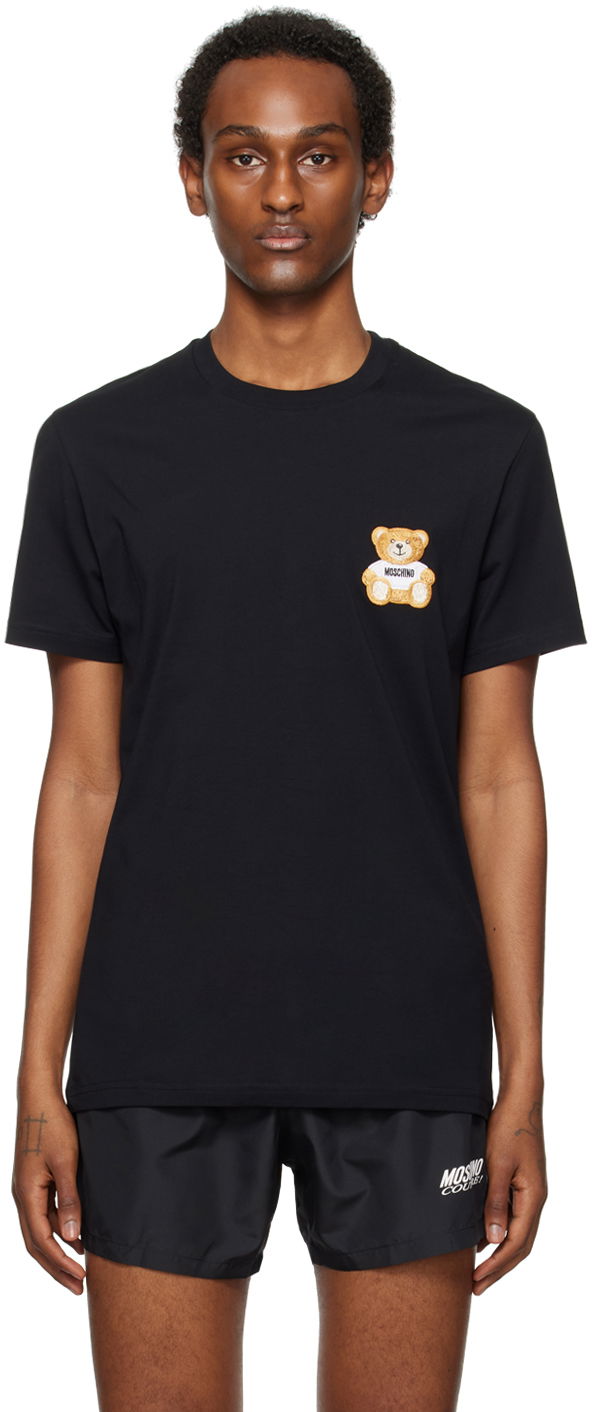 Tričko Moschino Teddy Patch Graphic T-Shirt Čierna | 0723 2041, 0