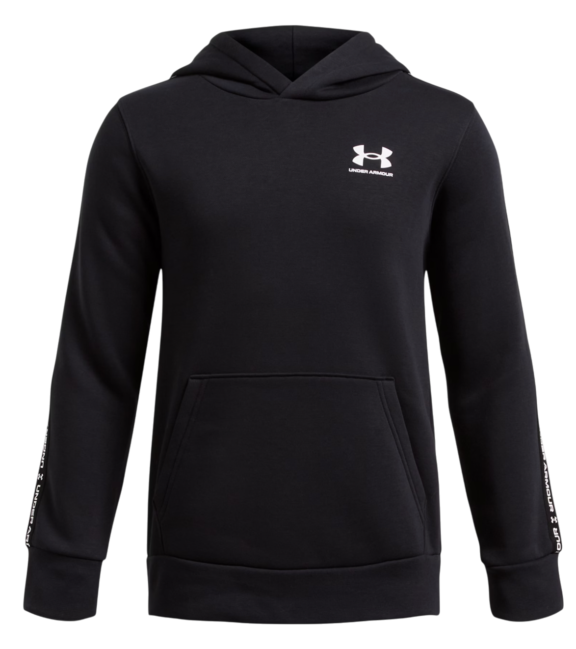 Mikina Under Armour Under Armour Icon Fleece Taping Hoodie Čierna | 1390293-001, 0