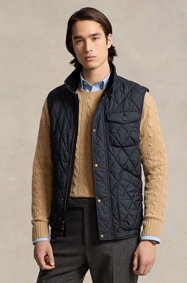 Vesta Polo by Ralph Lauren Quilted Down Vest Čierna | 710940375, 0
