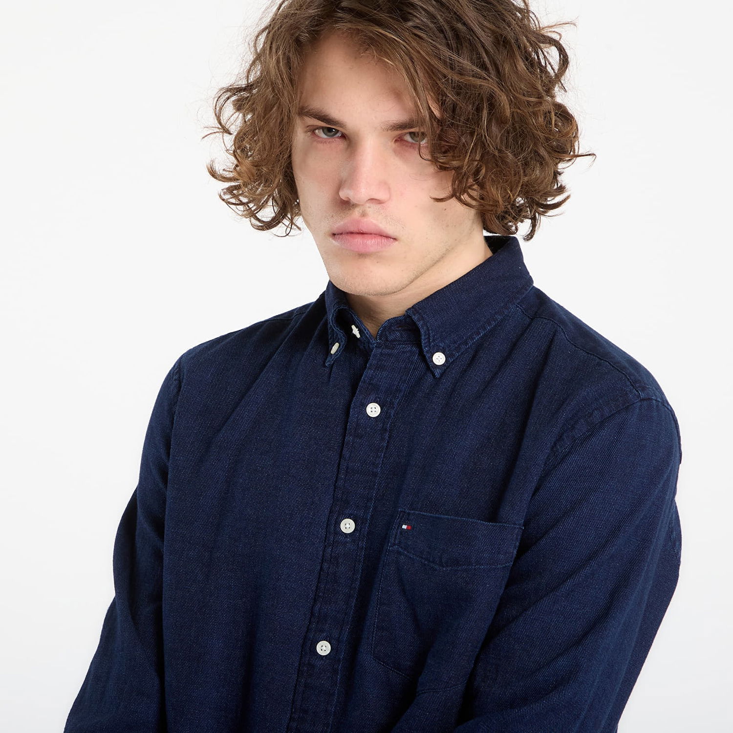 Košeľa Tommy Hilfiger Flannel Shirt Navy | MW0MW40499 0GY, 1