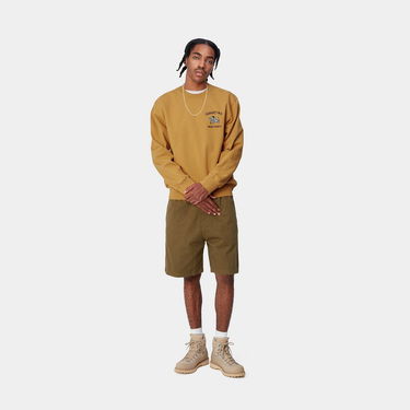 Sveter Carhartt WIP Smart Sports Crewneck Oranžová | I033239_1ZE_XX, 2
