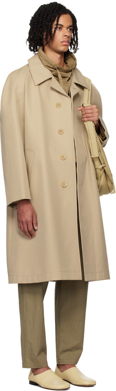 Kabáty LEMAIRE Lemaire Car Coat Hnedá | CO1066 LF1297, 4