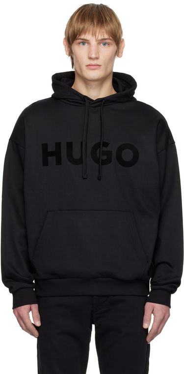 Mikina BOSS Logo Bonded Hoodie Čierna | 50529090, 0
