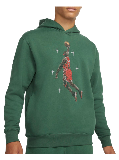 Mikina Jordan Essential Graphic Fleece Hoodie Zelené | dc9713-333