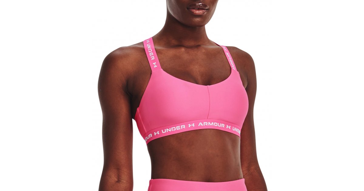 Podprsenka Under Armour Crossback Sports Bra Ružová | 1361033-640, 1