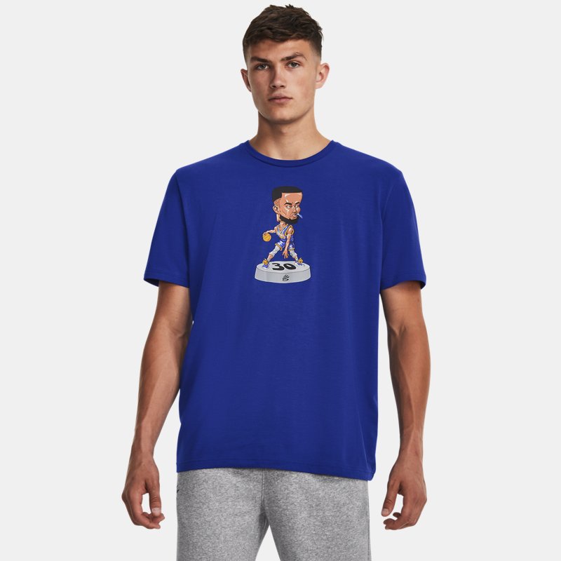Tričko Under Armour Curry Bobble Head Graphic T-Shirt Navy | 1379859-400