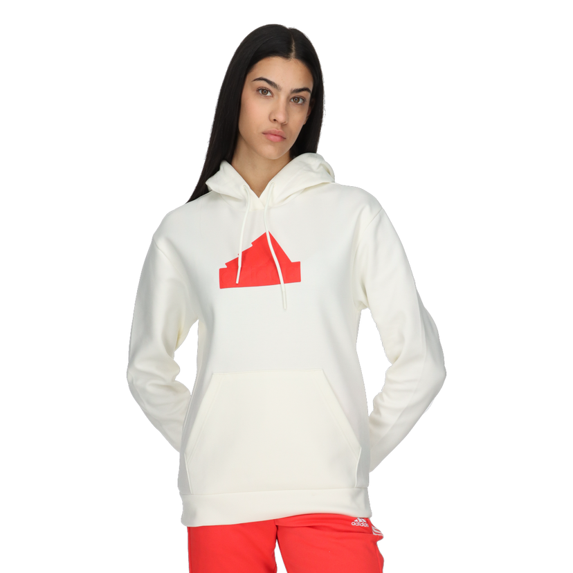Mikina adidas Originals Future Icons Badge of Sport Hoodie Biela | IS3639