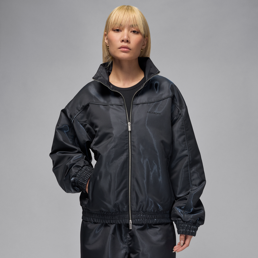 Bunda Jordan Air Jordan Polyester Tracksuit Jacket Čierna | HV0303-010