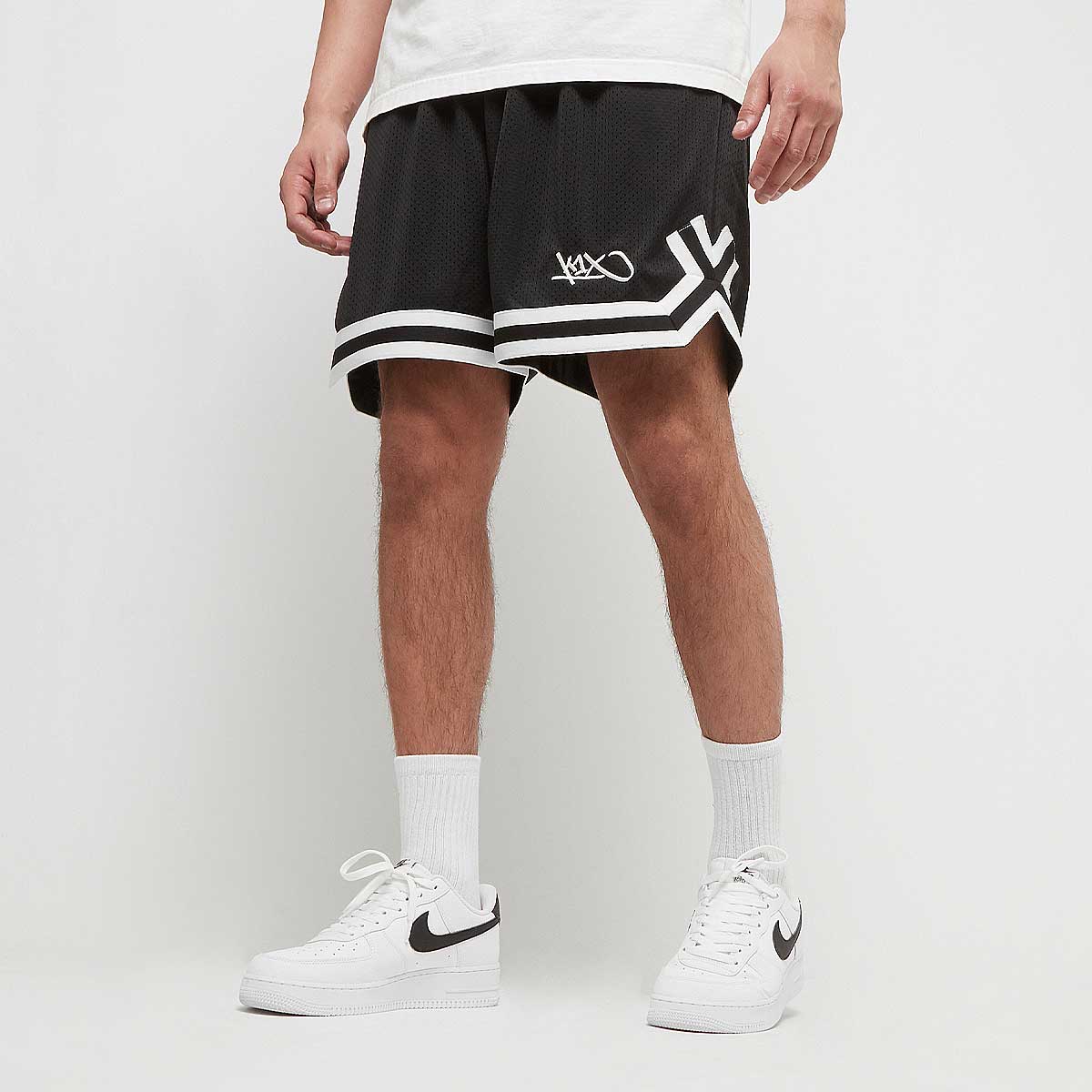 Šortky K1X Double-X Mesh Basketball Shorts Čierna | KXM241-043, 0
