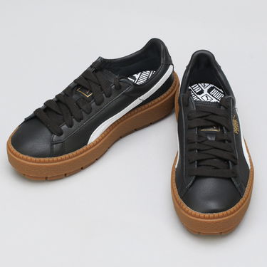 Tenisky a topánky Puma Platform Trace L Wn's black - white Čierna | 366109 01, 2