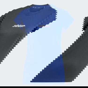 Tričko adidas Performance Cotton T-Shirt Modrá | JG8658, 4