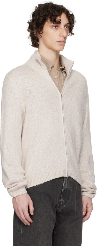 Sveter OUR LEGACY Our Legacy Float Funnel Zip Cardigan Béžová | M2253FO, 1