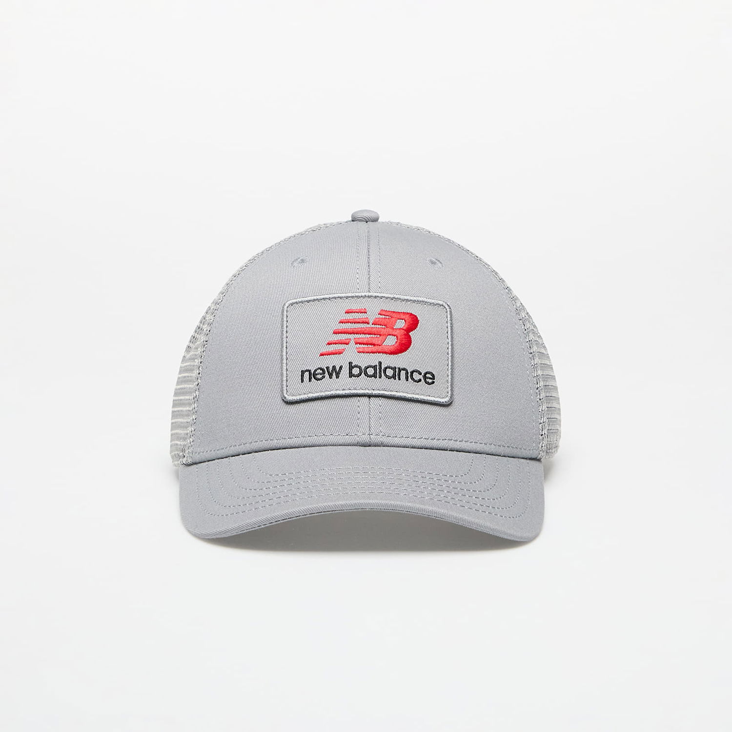 Šiltovka New Balance New Balance Stacked Patch Logo Trucker Cap Šedá | LAH51016SLA, 0