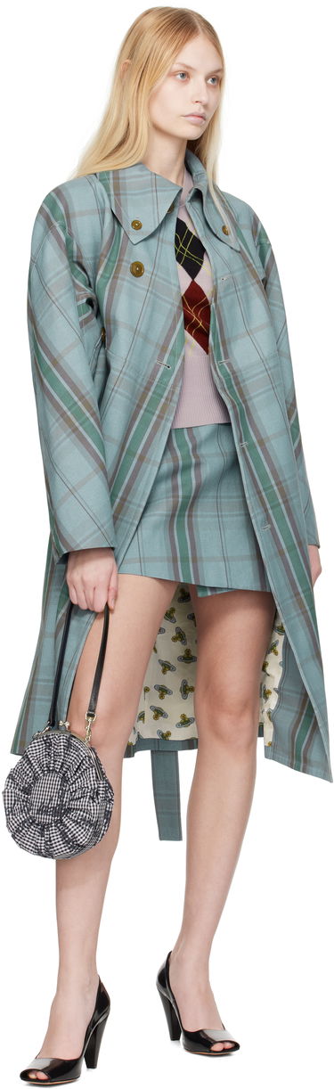 Kabelka Vivienne Westwood Vivienne Westwood Rosie Gingham Circle Frame Crossbody Bag Čierna | 4B01000TW-W011T-, 3