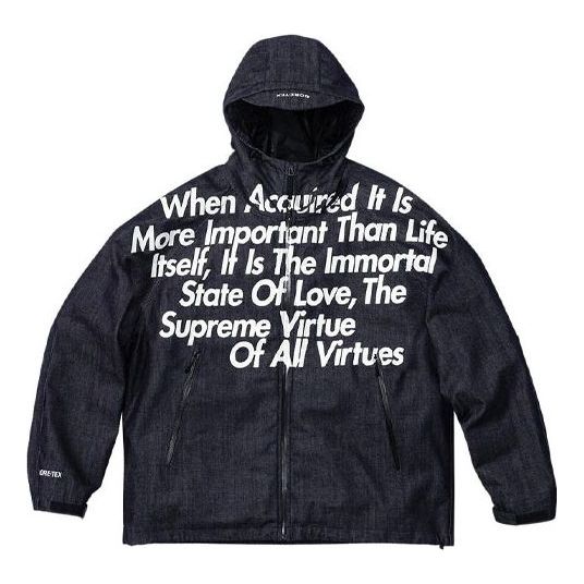 Vetrovka Supreme Denim Parka by  x JUNYA WATANABE COMME des GARÇONS MAN Modrá | SUP-FW21-274