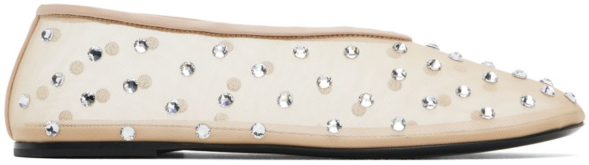 Tenisky a topánky Khaite 'The Marcy' Ballerina Flats Béžová | F4038-4068, 0
