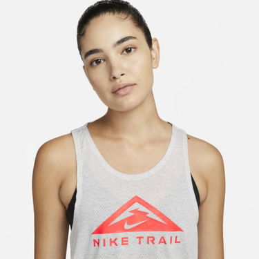 Tielko Nike Dri-FIT Trail Running Tank Šedá | DM7571-080, 2