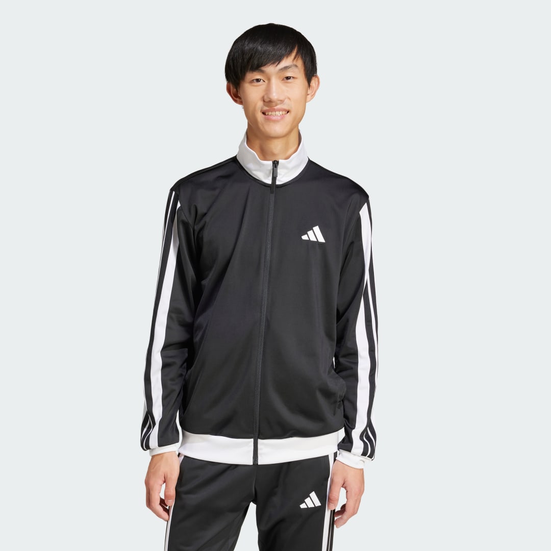 Súprava adidas Performance 3-Stripes Tricot Track Jacket Čierna | JI8838, 0