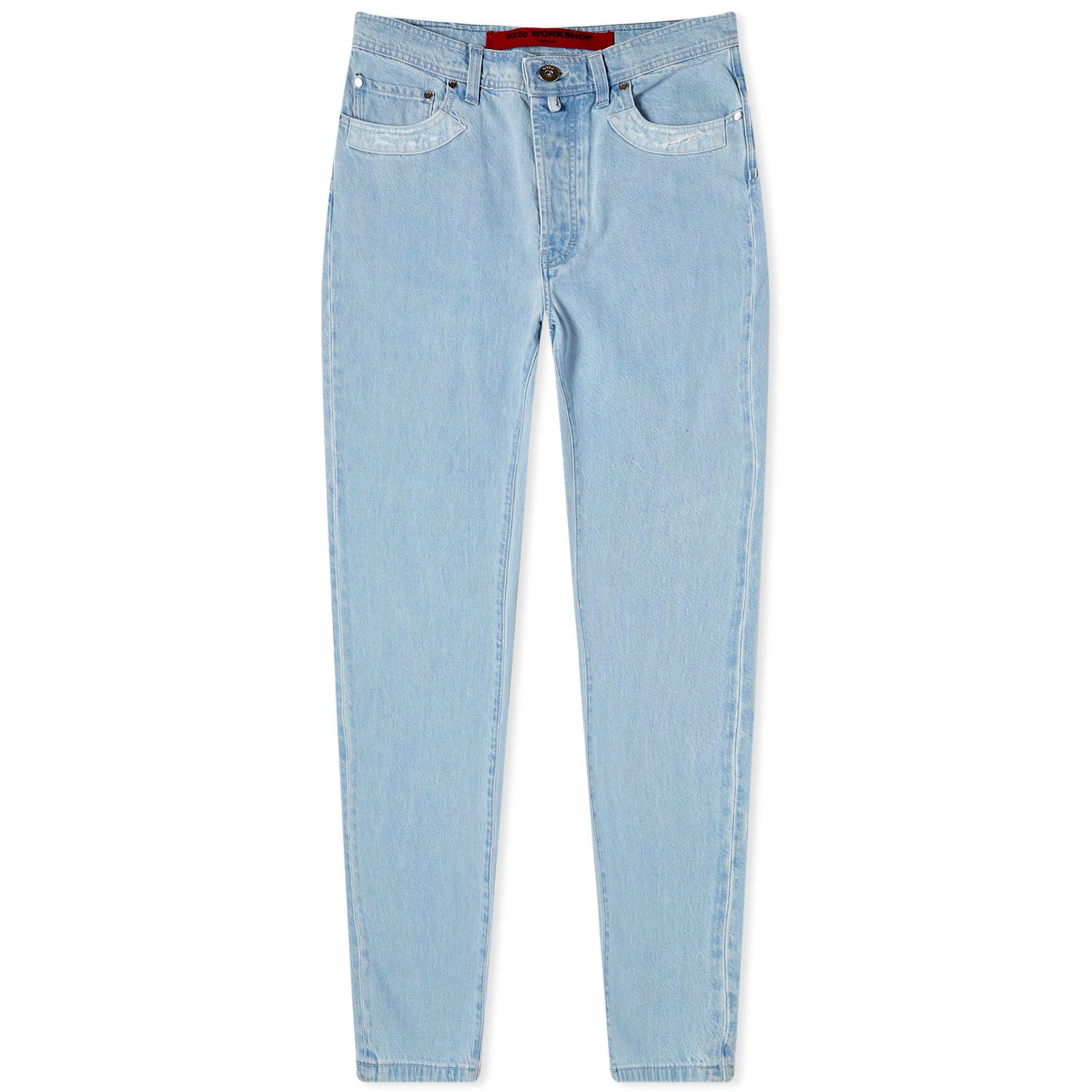 Džínsy 032C Double Shift Patchwork Jeans Modrá | SS23-W-3020-W, 0