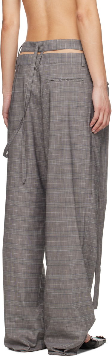 Nohavice Ottolinger Ottolinger Signature Wrap Suit Trousers Šedá | 123-201523-02, 2