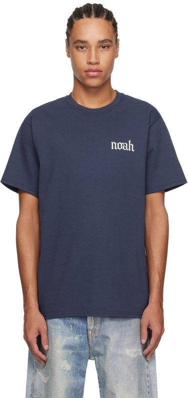 Tričko Noah Noah Gothic 'N' T-Shirt Navy | T260SS25NVY, 0