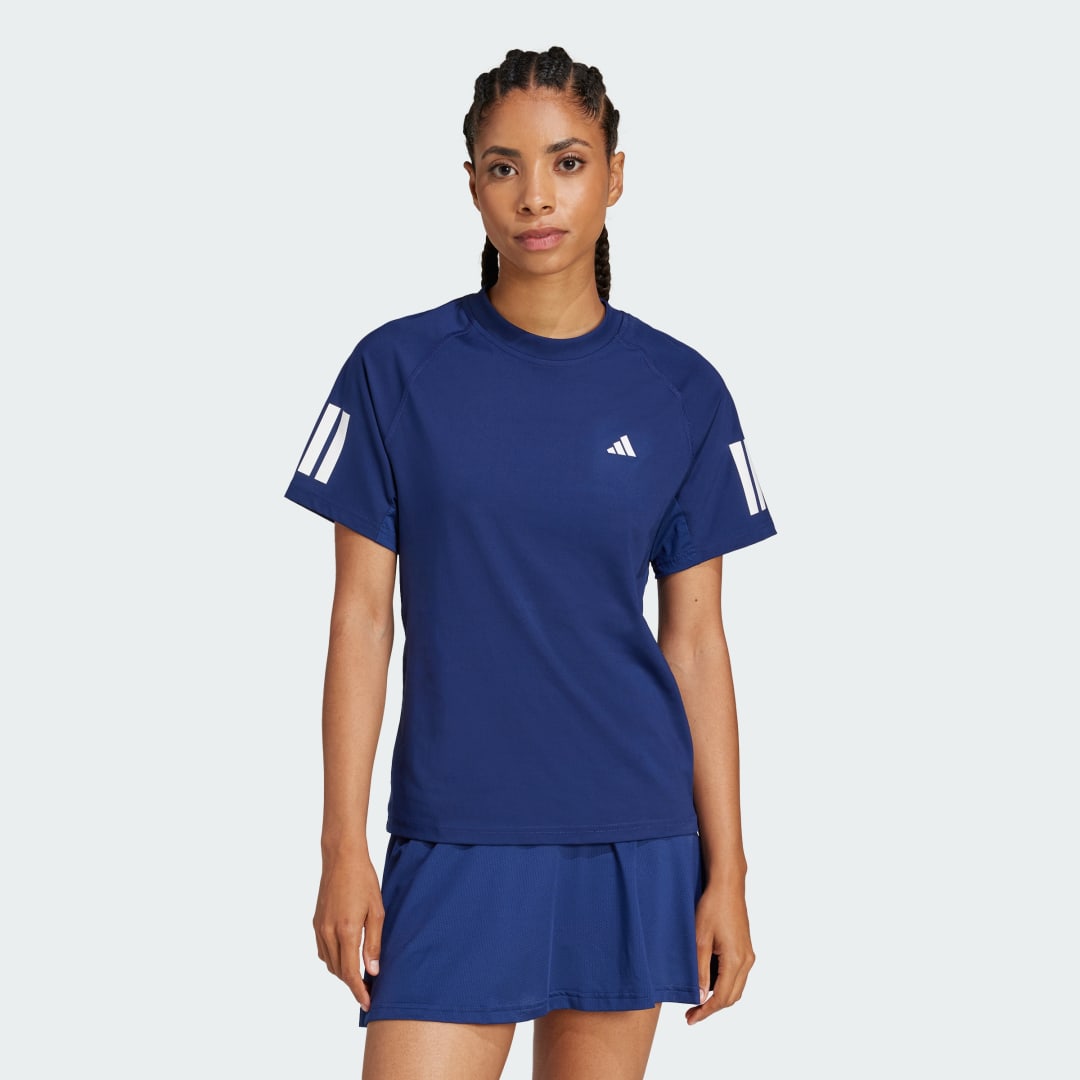 Club 3-Stripes Tennis T-Shirt