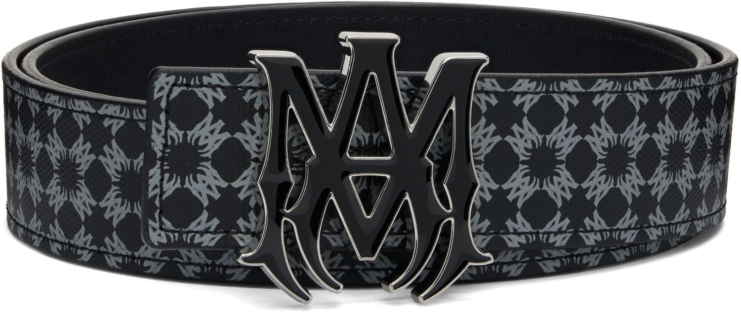 Opasok AMIRI AMIRI MA Quad Enamel Belt Čierna | AMACBL1028, 0
