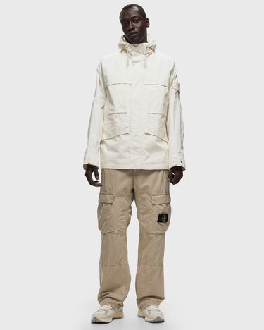 Vetrovka Stone Island WEATHERPROOF COTTON CANVAS GHOST PIECE Biela | 8015433F1.V0099, 1