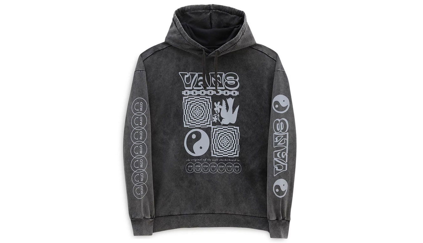Mikina Vans Symbolism Oversized Hoodie Šedá | VN0A7RNEBLK, 0