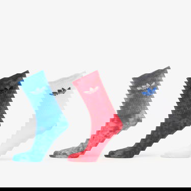 Ponožky adidas Originals Tie Dye Crew Socks 3-Pack Rôznofarebný | KD0975, 0