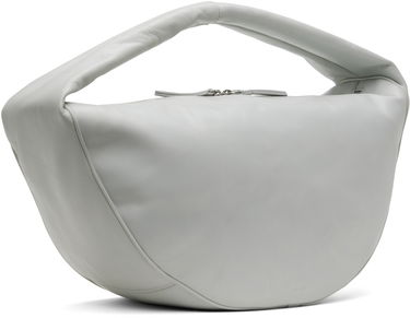 Kabelka BY FAR BY FAR Maxi Cush Shoulder Bag Šedá | MWBSB022CL034WH025PL, 1