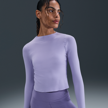 Tričko Nike Zenvy Dri-FIT Long Sleeve Top Fialová | FN3022-533, 0