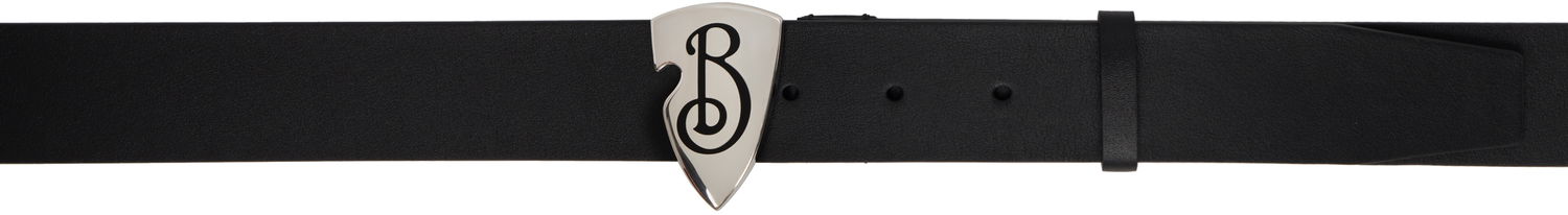 Opasok Burberry Burberry Leather B Shield Belt Čierna | 8103791, 0
