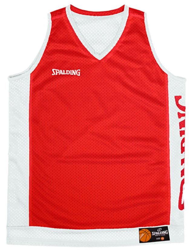 Tielko Spalding Spalding Reversible Basketball Tank Top Červená | 40221207-redwhite