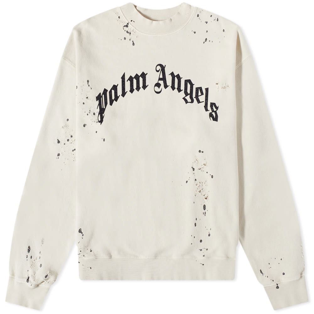 Glittered Logo Crew Sweat