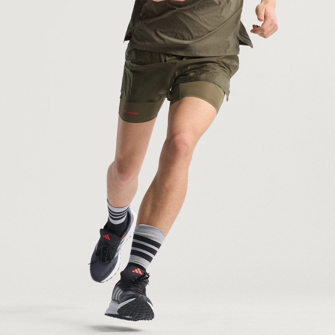Šortky adidas Performance H.Koumori Adi365 2-In-1 Running Shorts Zelené | JY4089, 0