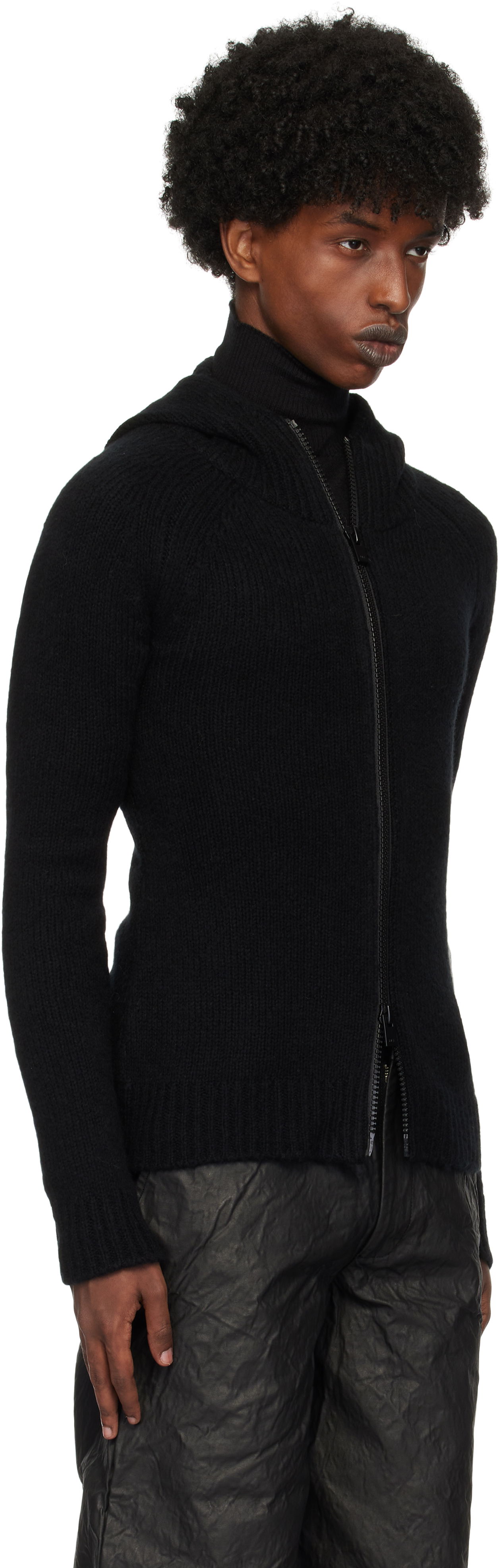 Cashmere Zip-Up Hoodie