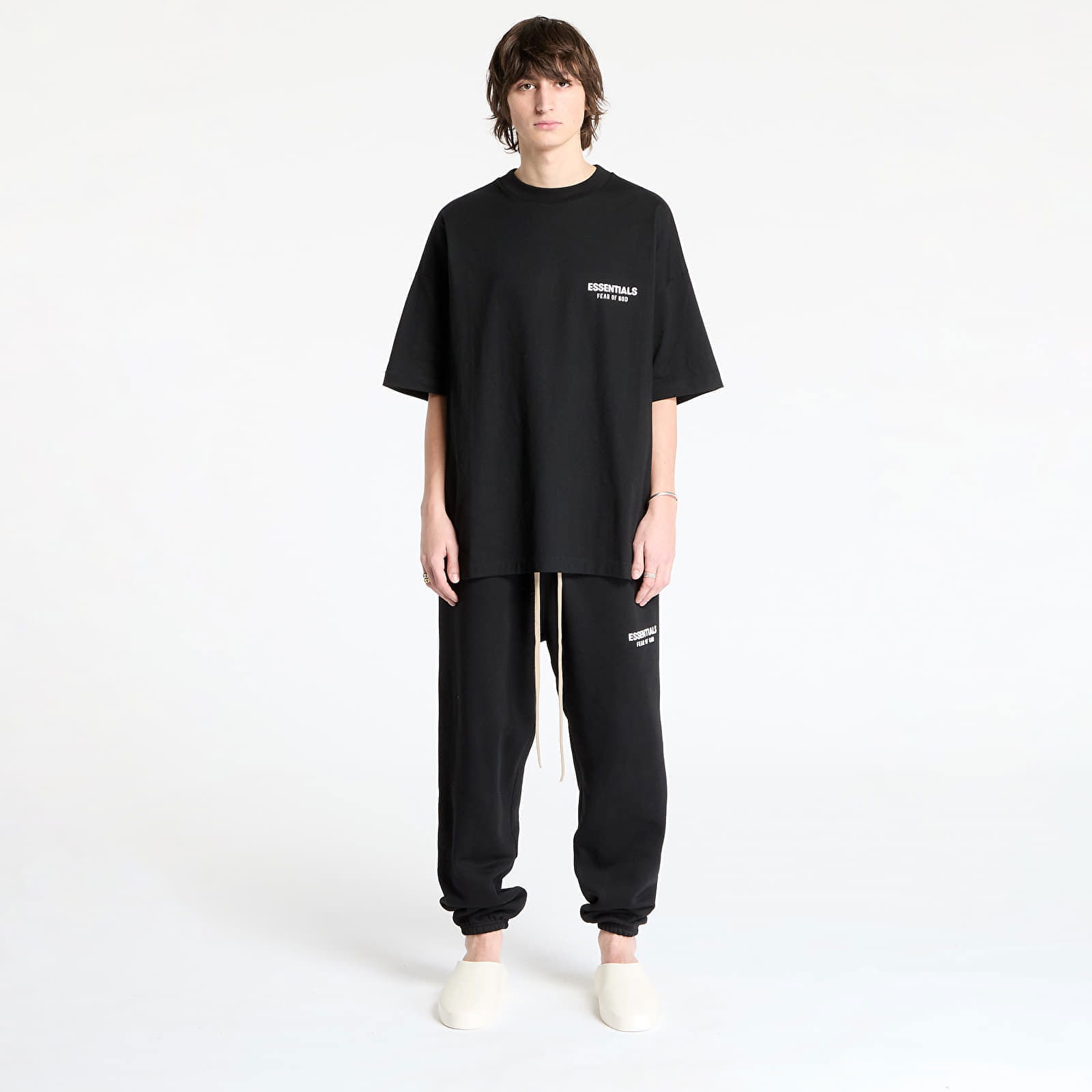 Essentials Jersey Crewneck T-Shirt Black