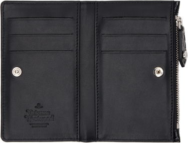 Peňaženka Vivienne Westwood Vivienne Westwood Slim Crocodile Card Holder Čierna | 54020002W-L0098-, 2