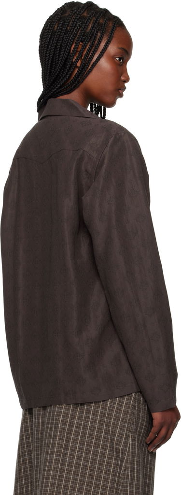 Košeľa Needles Needles Cowboy One-Up Shirt Hnedá | QV254, 2