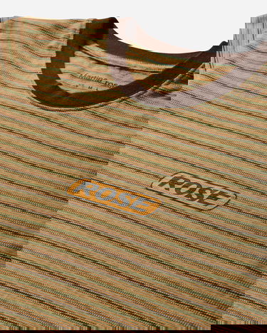 Tričko Martine Rose Shrunken Striped T-Shirt Hnedá | 629JE05801K, 3