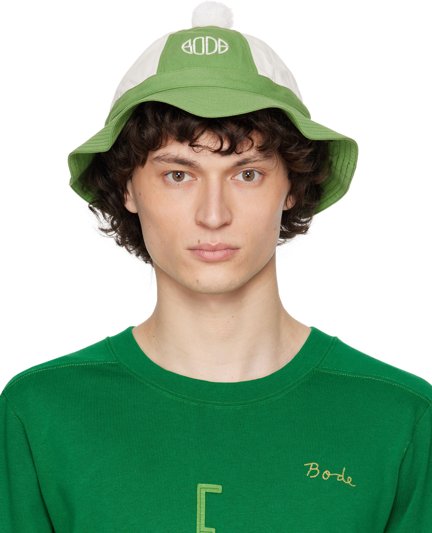 Klobúk Bode Bode Paneled Grandfather Bucket Hat Zelené | MRS25AC034, 0