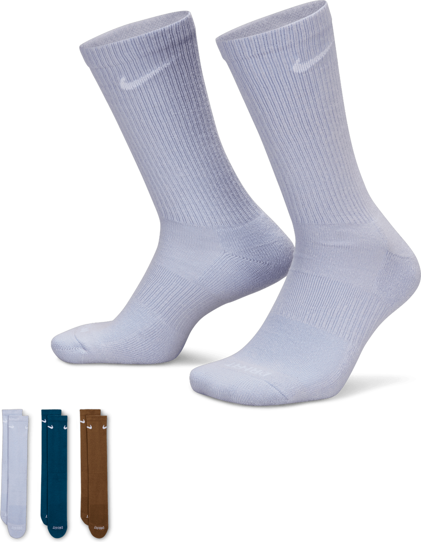 Ponožky Nike Everyday Plush Cush Crew Socks (3 pairs) Modrá | sx6888-970