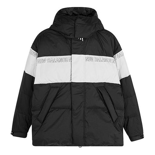 Prešívaná bunda New Balance Padded Colorblock Jacket Čierna | NP943011-BK
