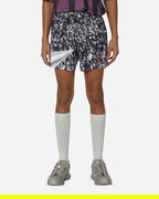 Printed Shorts White / Black