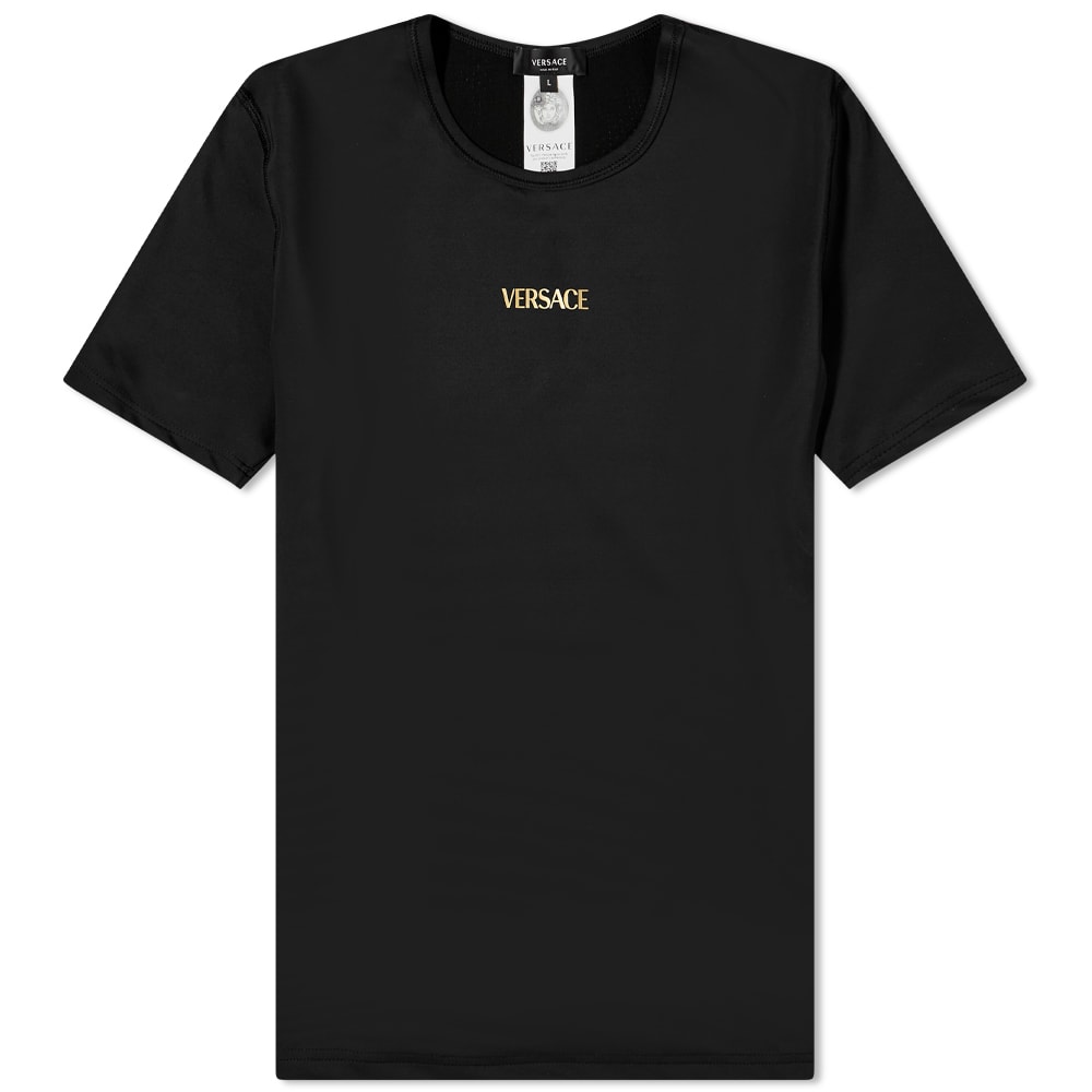 Tričko Versace Versace Logo Gym T-Shirt Čierna | 1006534-1A02322-1B000, 0