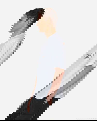 Tričko Diesel Planet Logo Print T-Shirt Biela | A110790CATM 100, 2