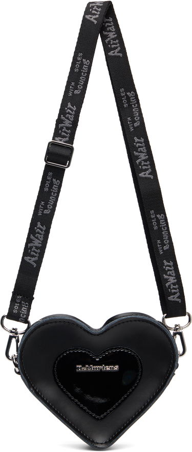 Kabelka Dr. Martens Dr. Martens Mini Heart Shaped Patent Leather Bag Čierna | AD092001, 3
