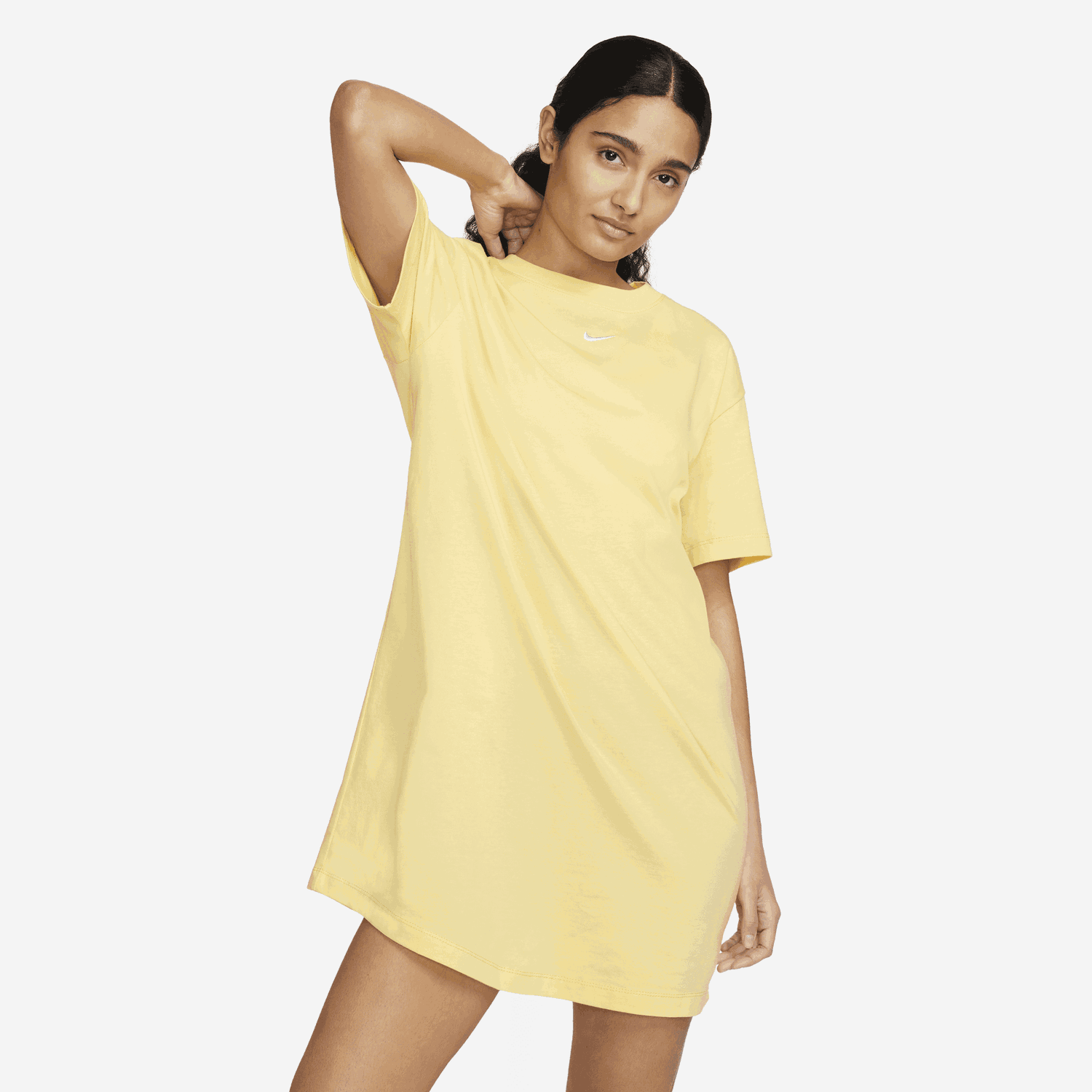 Šaty Nike Sportswear Essential Tee Dress Žltá | DV7882-795, 0